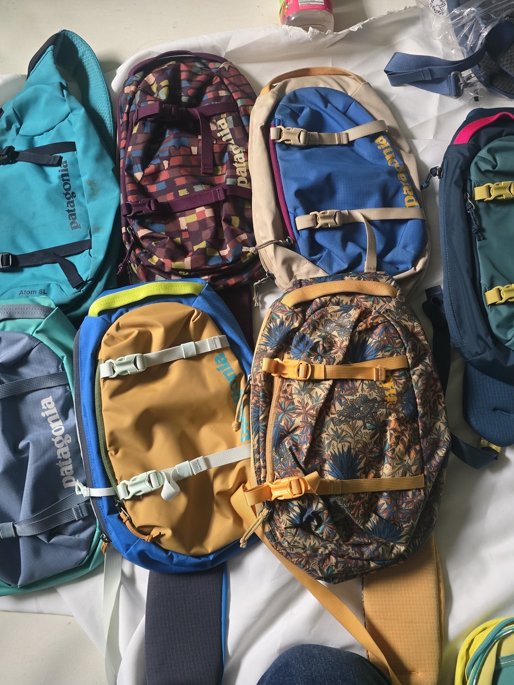 Patagonia Multicolor Men's Belt/Sling Bag — Blue, Yellow, Tan, Teal, Burgundy